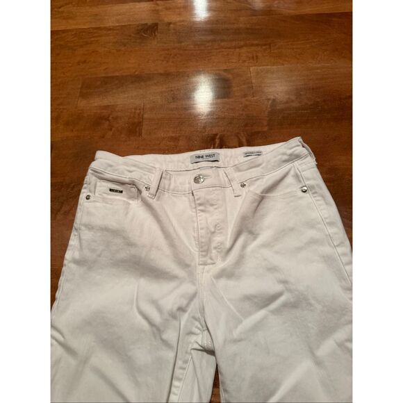 Woman’s Nine West gramercy crop jeans white size 8 - Picture 2 of 4
